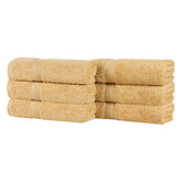 Oregon Organic Cotton Medium Weight Solid Hand Towel, Set of 6